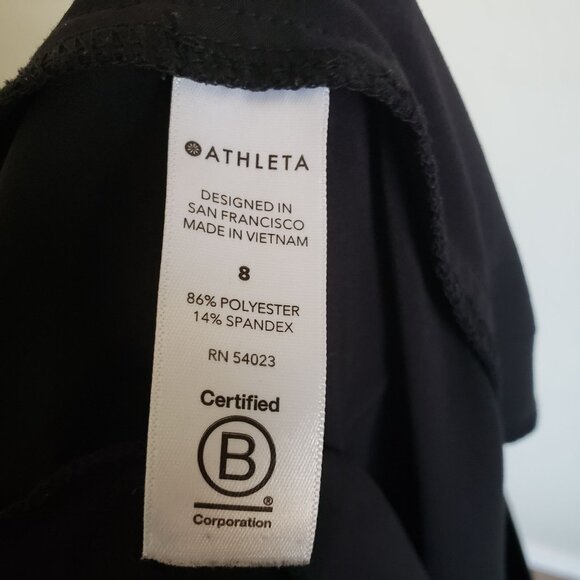 Athleta Venture Jogger Pants Black Size Women's 8 Athleisure Hiking Quick-Dry - Picture 10 of 13